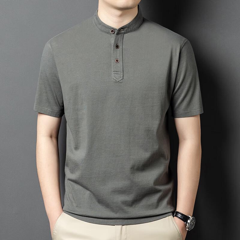 Yiliteng Men s 100% Cotton Breathable Short Sleeve Polo T-Shirt YTMTST6204 3XL