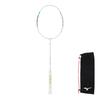 Mizuno Altius 01 SPEED Badminton 73JTB20226 X and Racket, (White Blue, 4U5, Men's Women's)