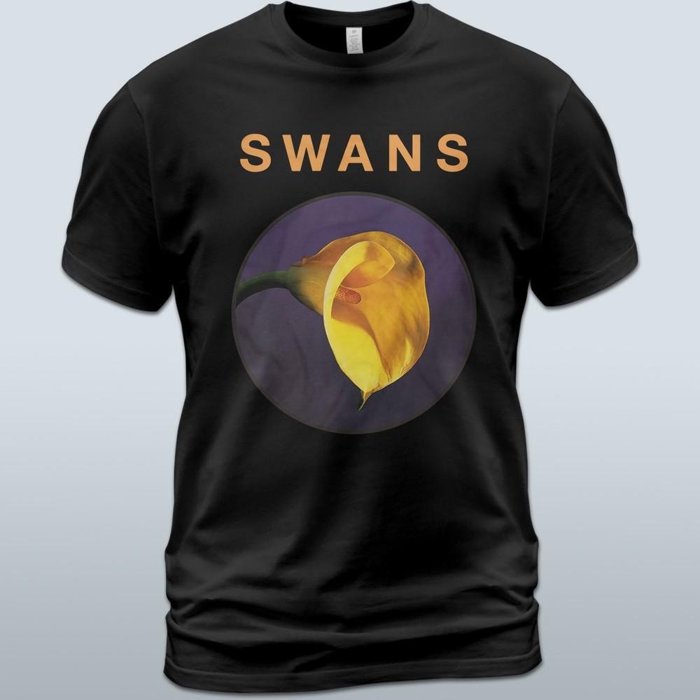 Cotton T-Shirt Swans The Burning World Album Michael Gira Christopher Pravdica Unisex T-Shirt XXXXL