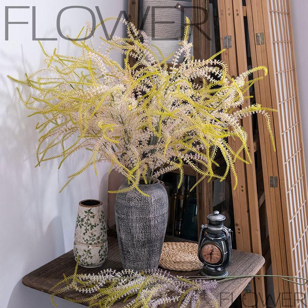 Real Touch Simulation Green Bristlegrass Lifelike Fake Plant Artificial Sage Branch  Living Room