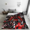 Skibidi Toilet Speakerman Fleece Throw Blanket Funny Humor Cartoon Blanket for Home Bed Super Soft Plush Thin Quilt Portable