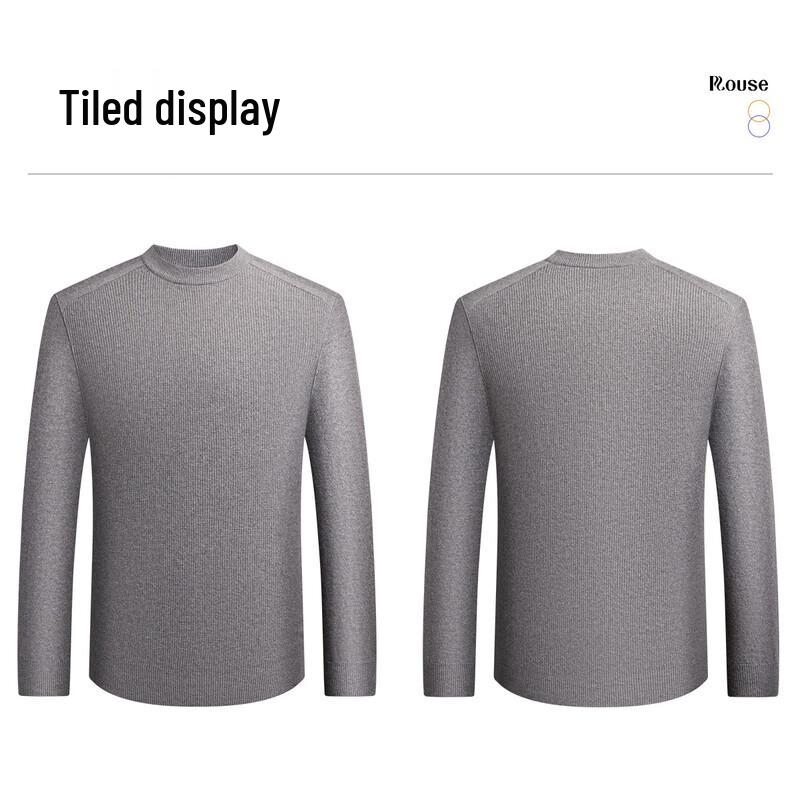 Men's 100% Cashmere Long Sleeve Sweater