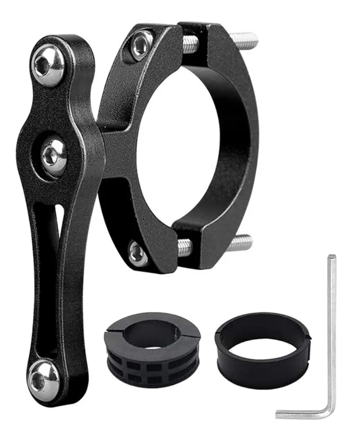 

YACHUN Bicycle Bottle Cage Adapter Aluminum Road Bike Drink Sliding Fits Inner Diameters Adjuster, Alloy, Lightweight, Holder, Fitment, 19-40mm