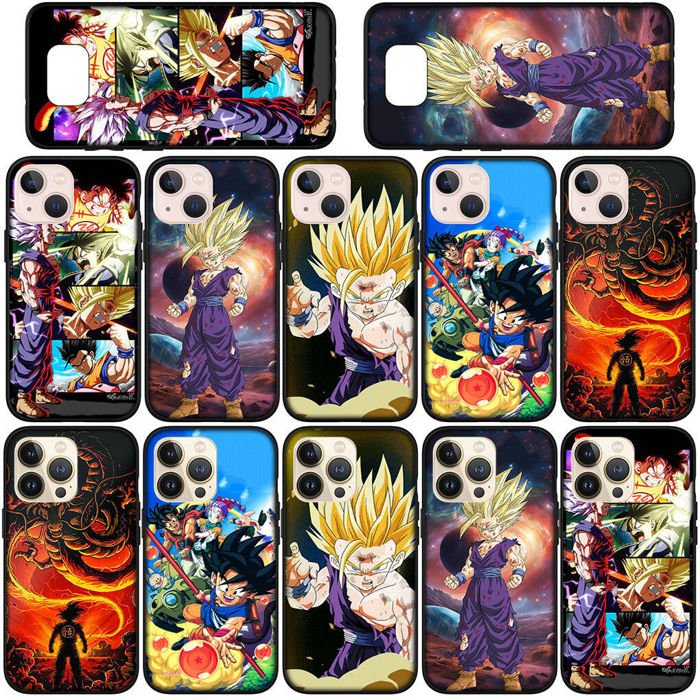 Phone Case for iPhone 17 15 16 Plus Redmi Note 14 12 11 13 Pro Max Huawei P30 P20 Lite OPPO A60 A40 A80 A54 Funda Dragon Son Gohan Gokus Ball Z Cover