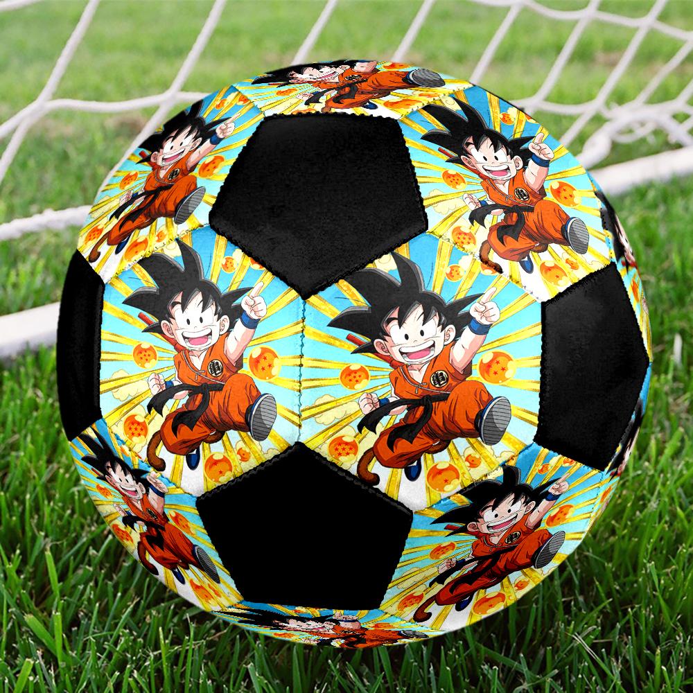 DRAGON BALL Indoor Soccer Ball Colorful Machine Stitched PVC Size 5 Team Training Competition Ready Durable High-Bounce Cool Sports Gift