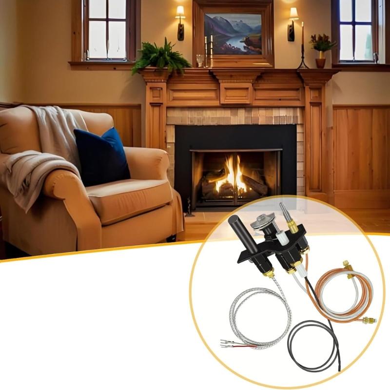 Tubing Water Heater Assembly Spark and Sensor Electrode Electric Water Heater Accessories Suitable for Water Heaters
