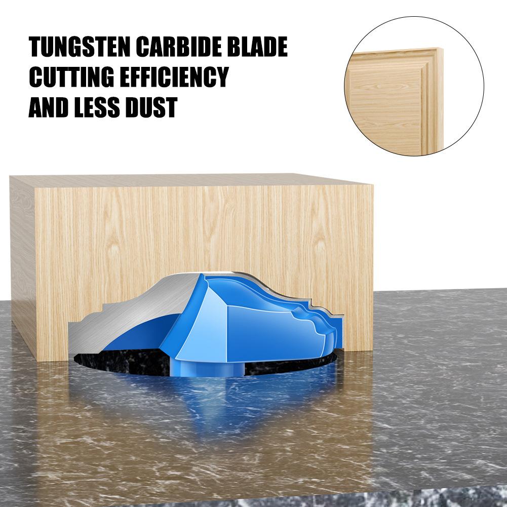 1/2 Handle 12 Handle Table Arc Plate Knife Line Knife Cabinet Door Plate Knife Flower Line Knife Trimming Machine Milling Cutter Cabinet Door Cutter