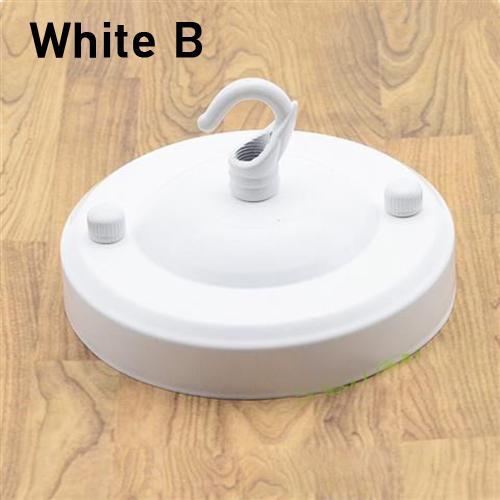 Vintage Ceiling Plate Iron Black/white/gold/ DIY Pendant Lamp Decoration Retro Ceiling Holder For Light Fitting Lamp Base