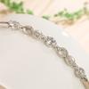 Lindon Zircon Bracelet Jewelry Geometric Bead Chain Link Bracelets Fashion Fine Wedding Gift for Girlfriend Women