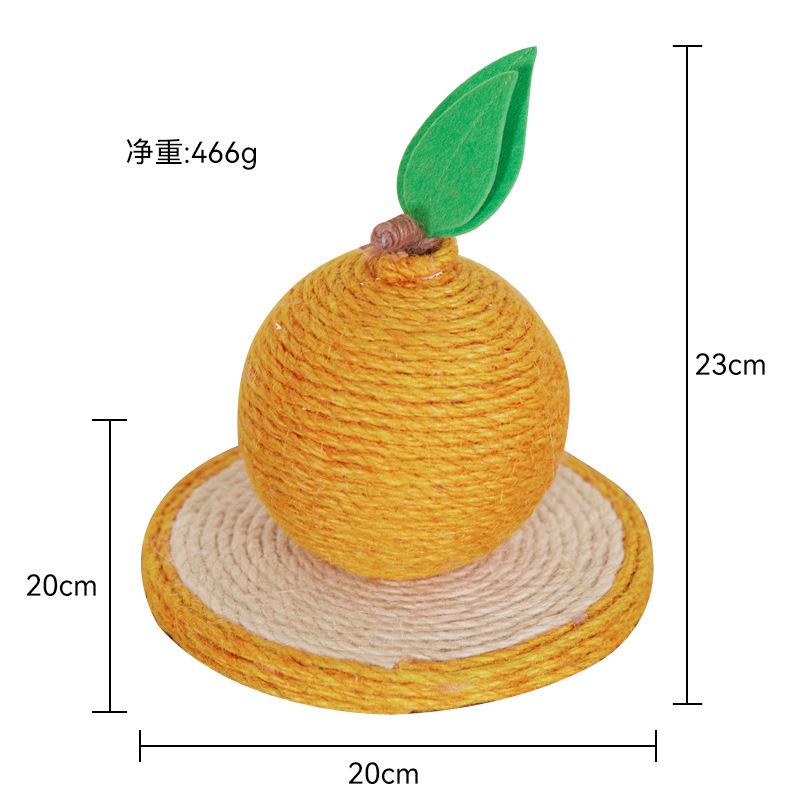 Pet Cat Scratcher Post Ball Scratcher Sisal Rope Indoor Toy Kitten Wear-resistant Biting Interactive Toy Pet Cat Supplies