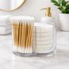 Dust-proof Cotton Swab Box Organizer Large Capacity Cotton Round Pad Holder  Cotton Pad