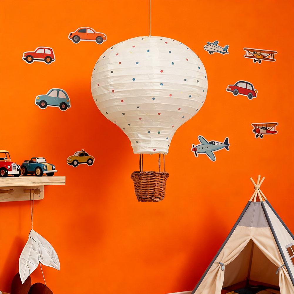 DIY Hot Air Balloon Craft Kit with LED Lights - Kids Decor, Creative Room Project Light Making Night F2F4