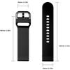 18mm 20mm 22mm Silicone Strap Watchbands For Samsung Galaxy Watch 42m 46mm Active 2 Gear S2 S3 Honor Amazfit BIP Huawei Watch Gt 2 Bracelet Wristband