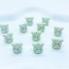 10Pcs Ceramic Cute Rabbit Ceramic Beads Rabbit Rabbit Shape Porcelain Bead  Necklace Accessories