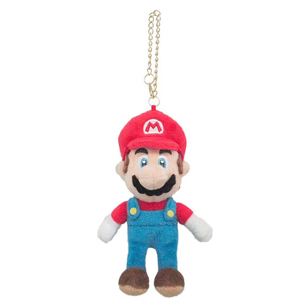 Super Mario Plush Mascot MM01 (15.5cm) Ball Chain/Key Holder/Strap/All-Star Collection/Nintendo/Gift/Present/Item/Accessory