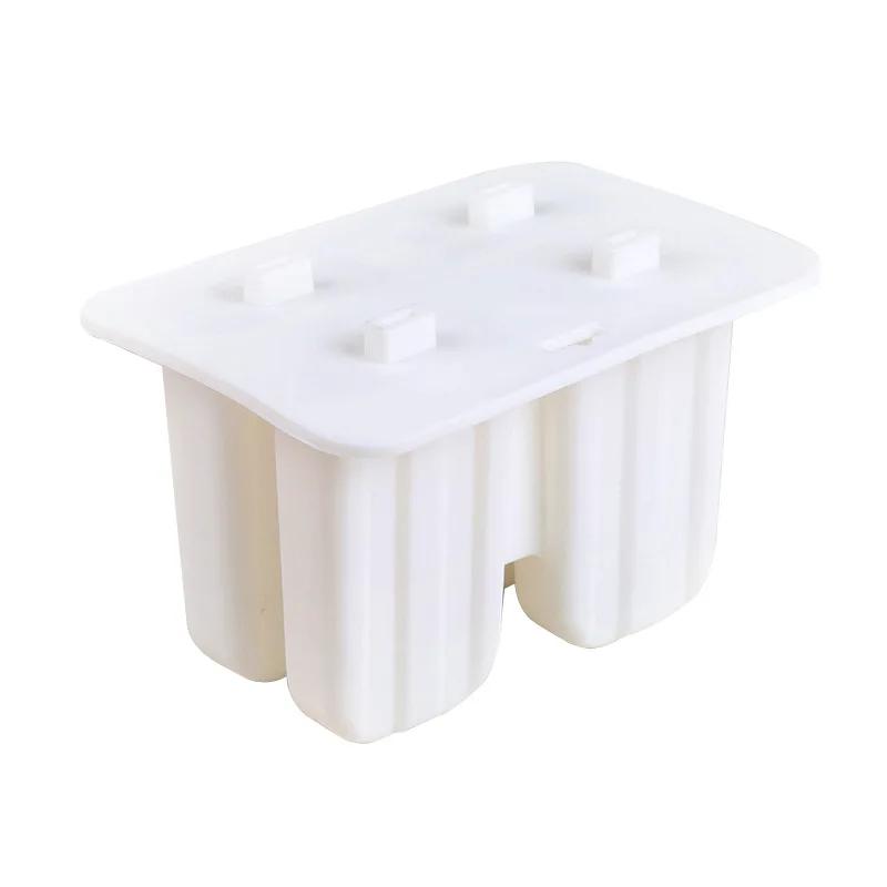 

UPORS Food Grade Popsicle Silicone Molds 4/10 Cavity Homemade Kitchen Silicone Popsicle Mold BPA Free Frozen Ice Pop Cream Maker