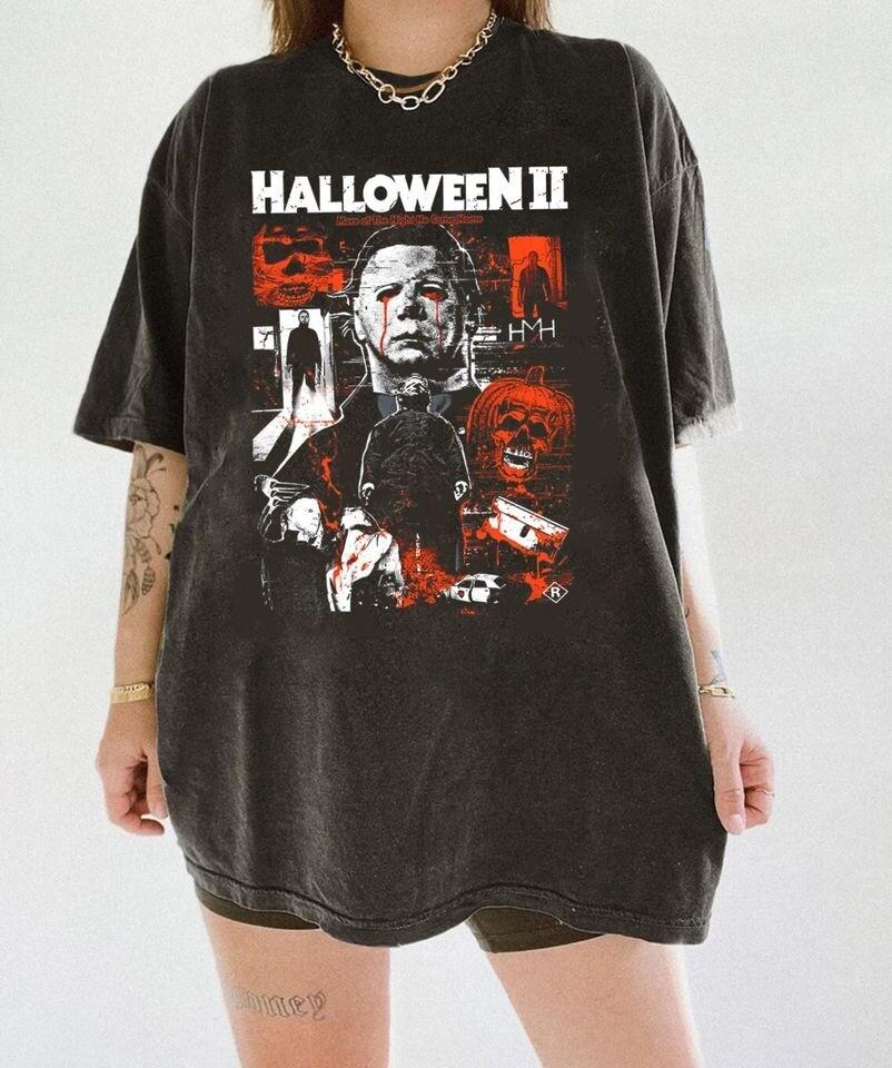 Vintage Micheal Myers Halloween shirt, Horror Movie Shirt For Men Women S-5XL Unisex T-Shirt L