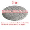 2pcs Thick Soft Round Stool Covers,Elastic Seat Cushions for Wood Iron Stool 25-30cm,Washable All-Season Chair Cover Dining Room