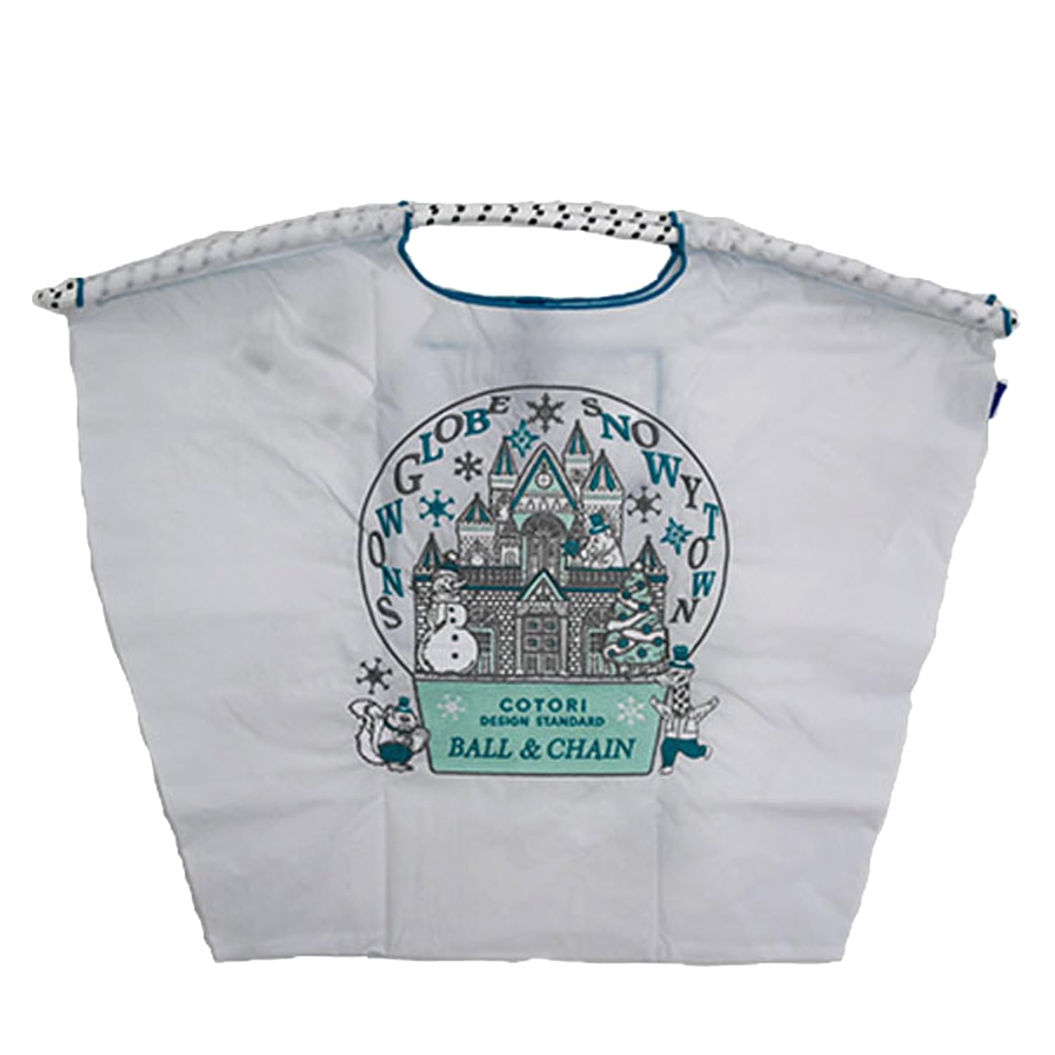 

Ball and Chain Genuine Globe Размер L COTORI Collaboration Product Эко-сумка Tote Bag Embroidery 321108 [Ball & Chain] C.Snow