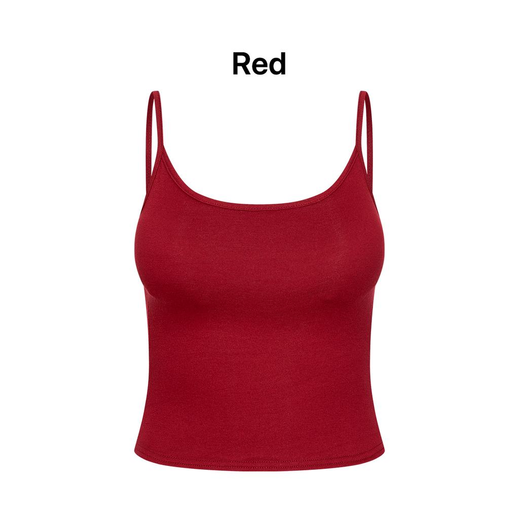 Women's Slim Fit Camisole Tank Top, Basic Sleeveless Cami, Casual Stretchy Vest for Daily Wear