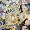 NIMN White Cat Tarot for Cat Lovers, Cute 78-Card Tarot Deck, 10.3*6cm Whimsical Watercolor Feline Kawaii Tarot