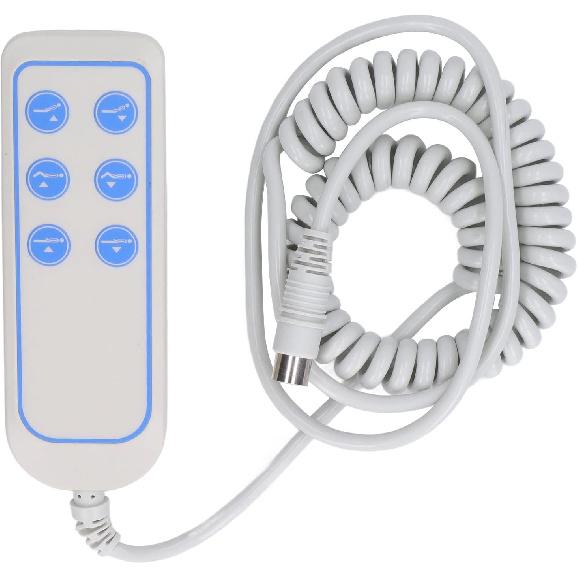 Kadimendium Hand Control Handset Remote, Dustproof IP66 8 Pin Lift Bed Remote Control Lifting Bed Controller Lift Chair Controller Recliner