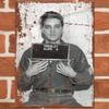 ELVIS (Fahndungsfoto) Musik Metallschilder Mancave Schuppen Garage Vintage Retro Blechschild UKAluminium