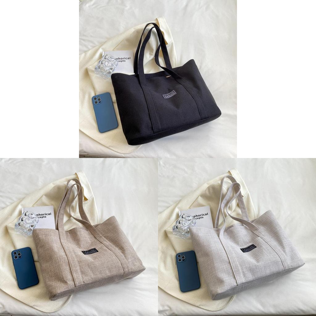 Canvas Tote Bag For Women With Zipper Closure And Internal Pockets For Casual Outings