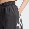 Adidas Future Icons 3-Stripes Woven Pants Retro Color Block Loose Fit Knit Sports Pants Women bottoms Black IP1567