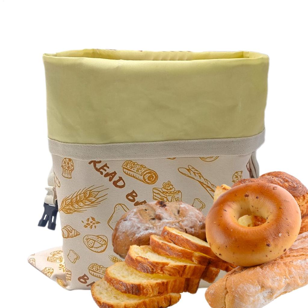 Reusable Bread Bag Loaf Storage Bag Keep Freshness for Days Beeswax Pouch Bakery easy to clean cotton bag Loaf Container