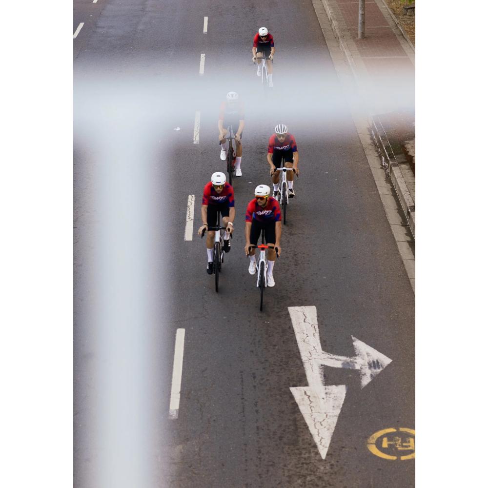 RH77 Maglie da Ciclismo a Maniche Corte Traspiranti Asciugatura Rapida Maglia da Bicicletta Abbigliamento Sportivo Outdoor Ciclismo su Strada di Montagna Alta Qualità