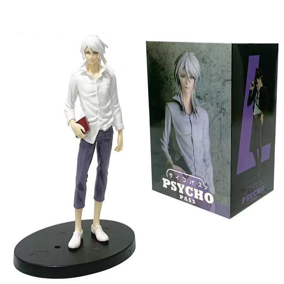 PSYCHO-PASS 18cm Makishima Shougo Kougami Shin'ya Anime Pvc Model Figure Cool Man Desktop Periphery Oranment Dolls