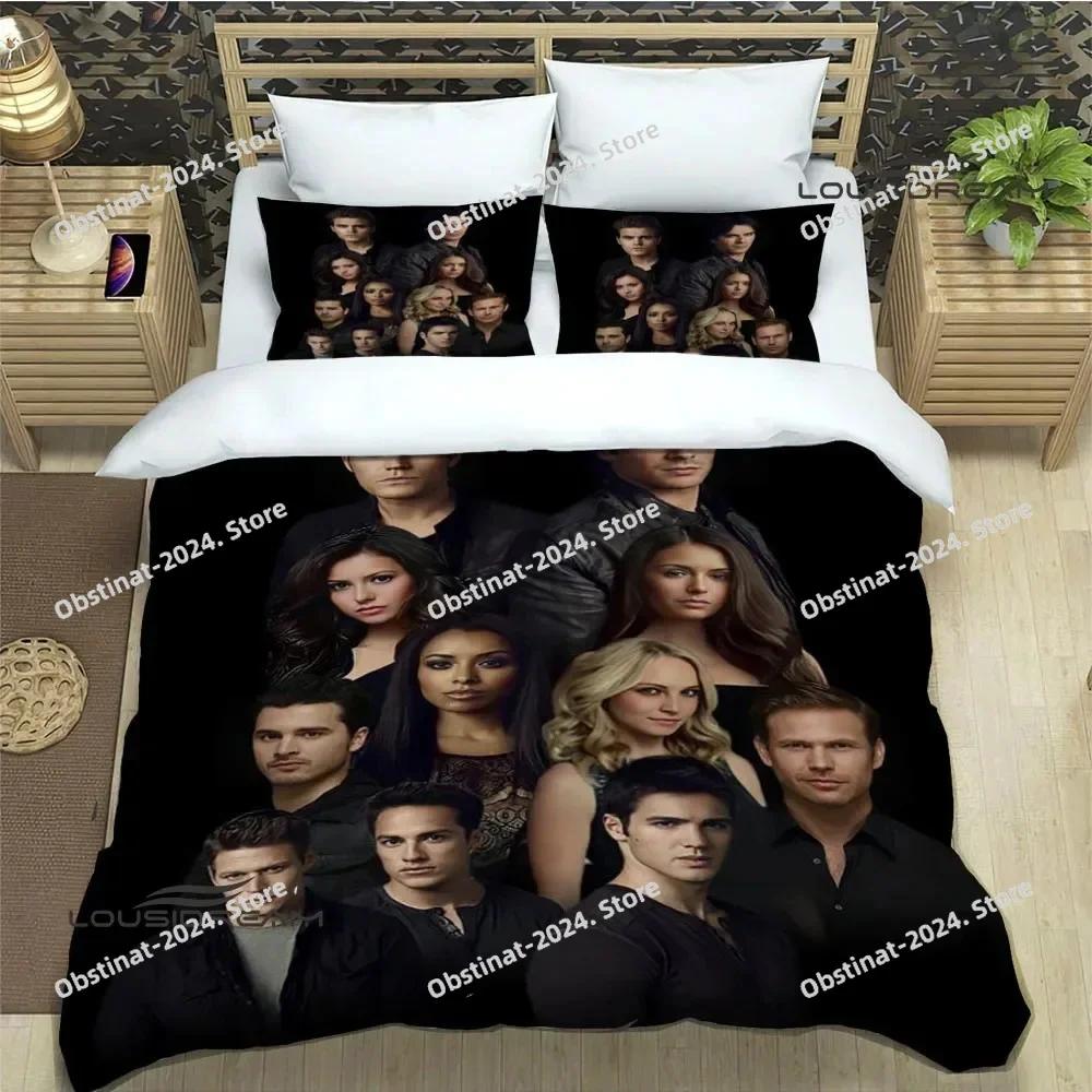 The originals Klaus Mikaelson Beding Set Printed Bed Linen Set With Pilowcase Soft Duvet Cover Soft Single Double Quen Super King-Sized Dimensionsd