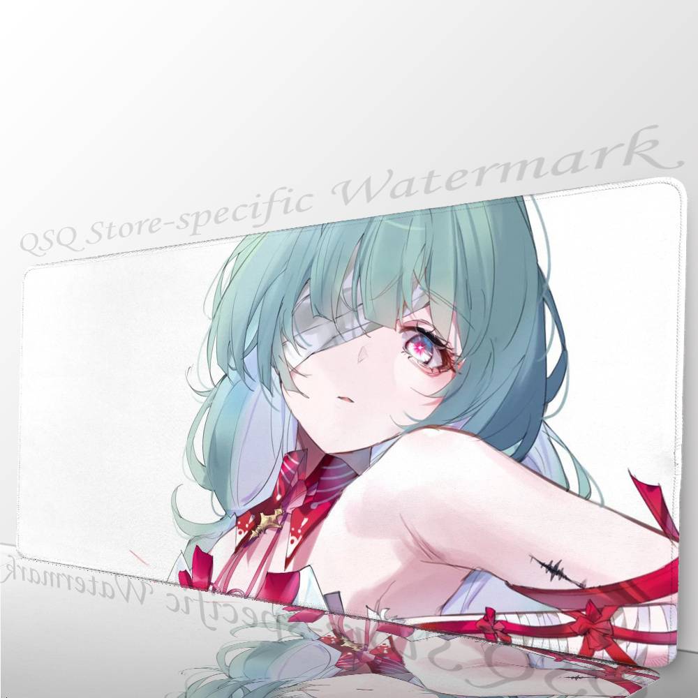 Philolova Anime Game W-Wuthering Waves Mousepad Mouse Mat Desk Mat With Pad Gaming Accessories Prime Gaming XXL Keyboard Pad P
