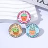 Funny Potted Plant Enamel Pins Set Succulent Cactus Brooches Humorous Quote Badges For Backpacks Jewelry Gift For Friends