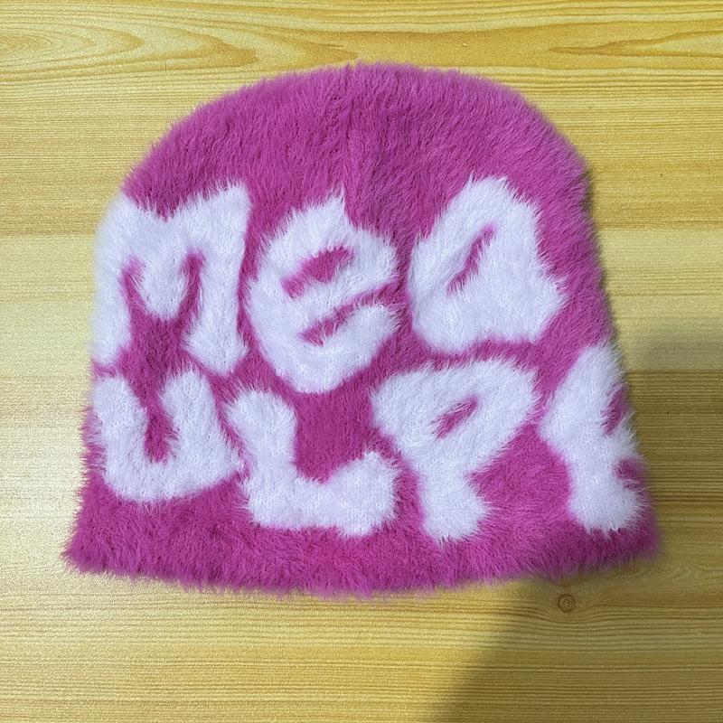 Hot-selling Mao Mao Mea Knitted Hat Beanie Hat European and American Personality Beanie Hat