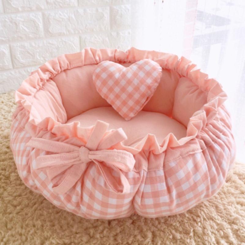 Pet Supplies Dog Cat Bed House Cushion Kennel Pens Sofa With Pillow Sleeping Bag Elevated Foldable Furniture Reusable Washable