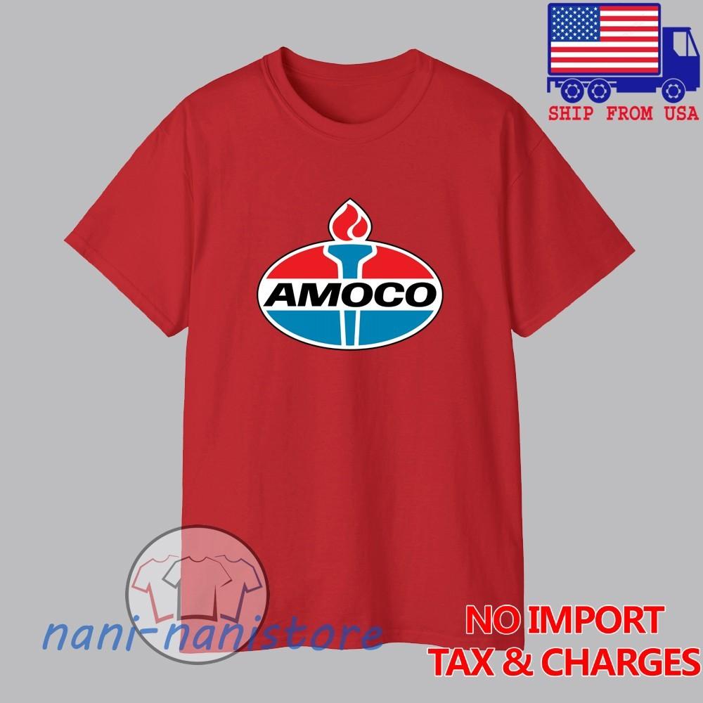 Amoco Oil Racing Car Motorcycle Men#039;s Red Size S5XL Unisex T-Shirt XXXL