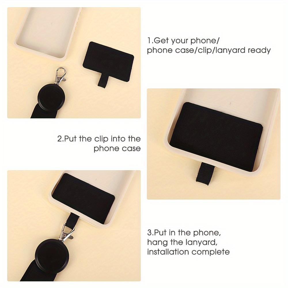 Adjustable Hanging Piece Mobile Phone Back Fixed Card Hanging Neck Rope Universal Lanyard For iPhone Xiaomi Samsung Long Cellphone Lanyard