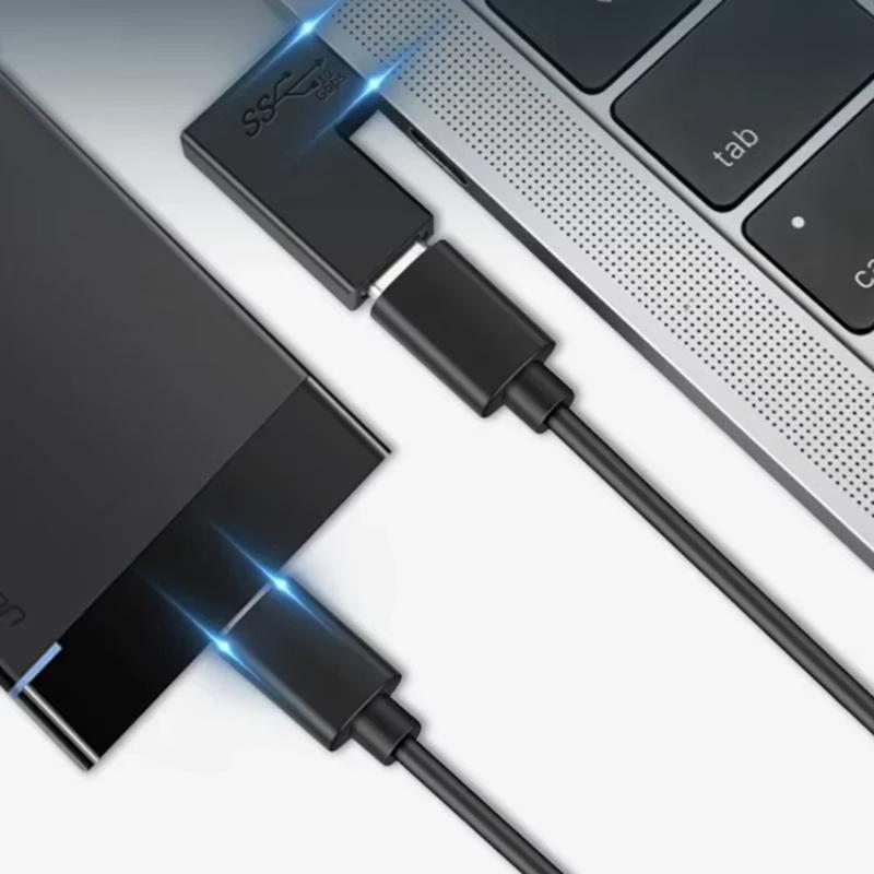 2PCS USB3.1 Type C Fast Adapter with Male Female Head Optional for Easy Connection and Fast Speed Data Transfer