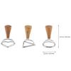 3pcs Heart Cake Cutters For Baking Desserts And Pastry Making