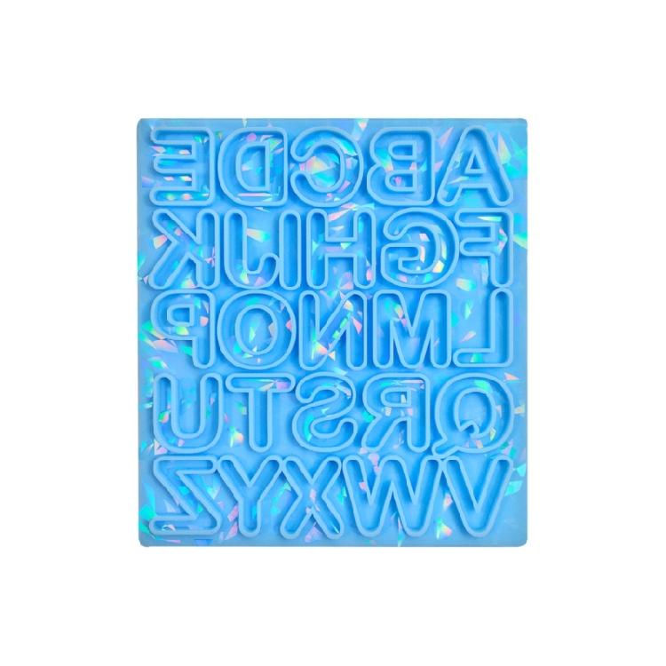 

Алфавитные силиконовые формы для брелоков, кулонов, изготовления украшений DIY Инструмент для творчества