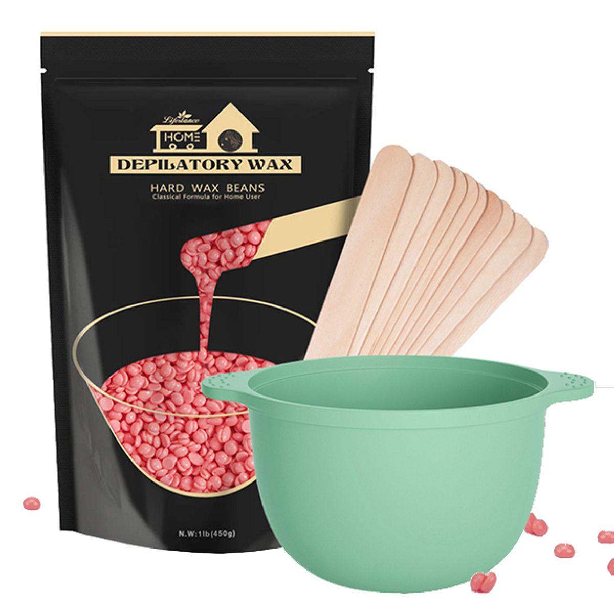 Lifestance Hard Wax Rose 450g Starter Kit