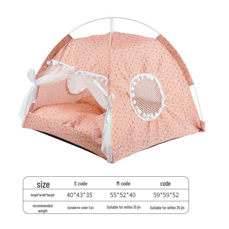 Washable Cat Tent Nest Bed