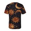 Men's Summer Casual 3D Printed Short Sleeve Round Neck Top T-shirt Blouse