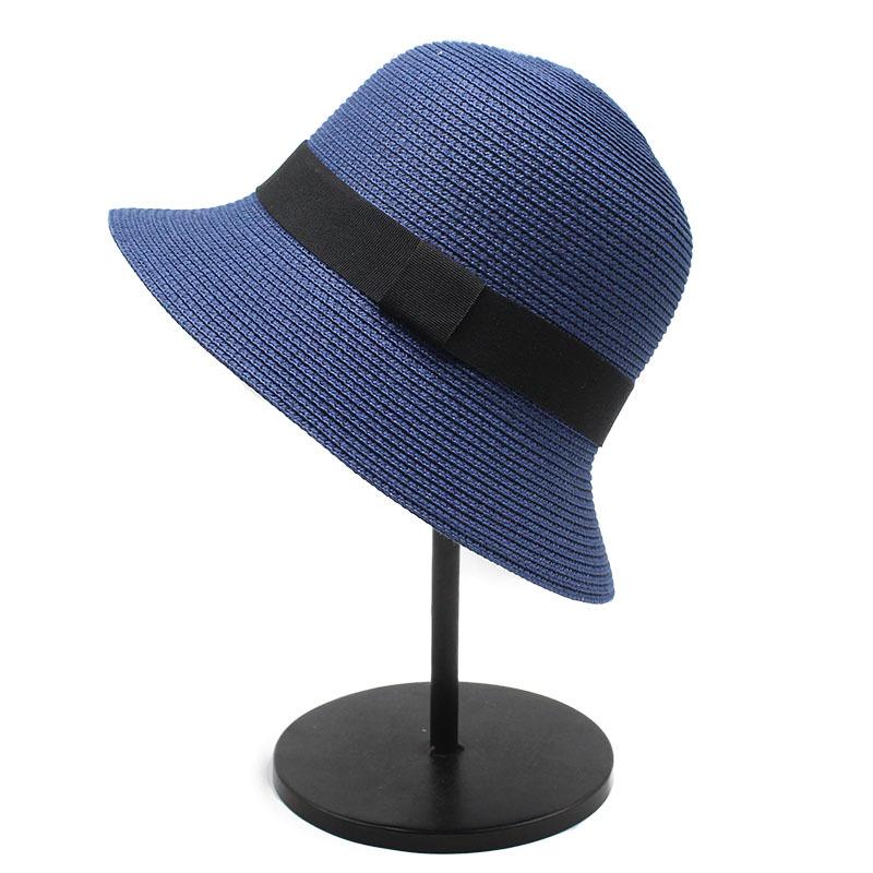Summer Japanese Straw Hat Bucket Hat Women'S Breathable Sunshade Bucket Hat Casual Bell Basin Hat Tide