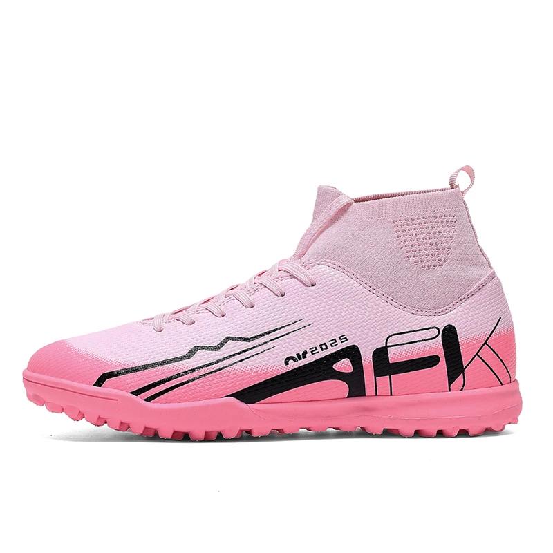Men Football Shoes Ultralight TF/FG Sneaker Kids Workout Professional Society High Quality Football Shoes Football Boots for Outdoor