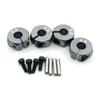 4 Pcs Aluminum 5/6/7mm Thickness Wheel Hex 12mm Drive Hubs With Pins Screws For RC Car Crawler Trucks HSP Tamiya Traxxas Slash