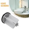 Practical Grey Sink Stopper Suitable for Most Bathroom Wash Basins