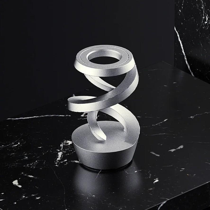 Decompression Metal Spiral Gyroscope: Hot Desktop Ornament